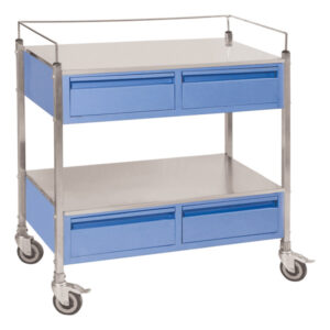 Medicine Trolley with Four Drawers