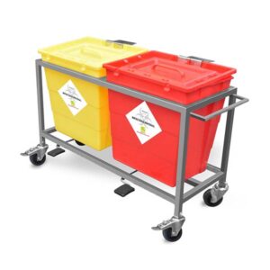 Waste Segregation Trolleys (Stainless Steel)